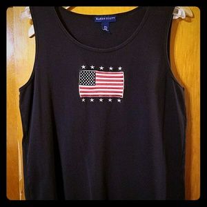 Sleeveless top by Karen Scott